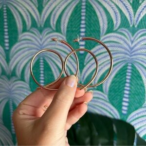 Kendra Scott Rose Gold Myles Hoops